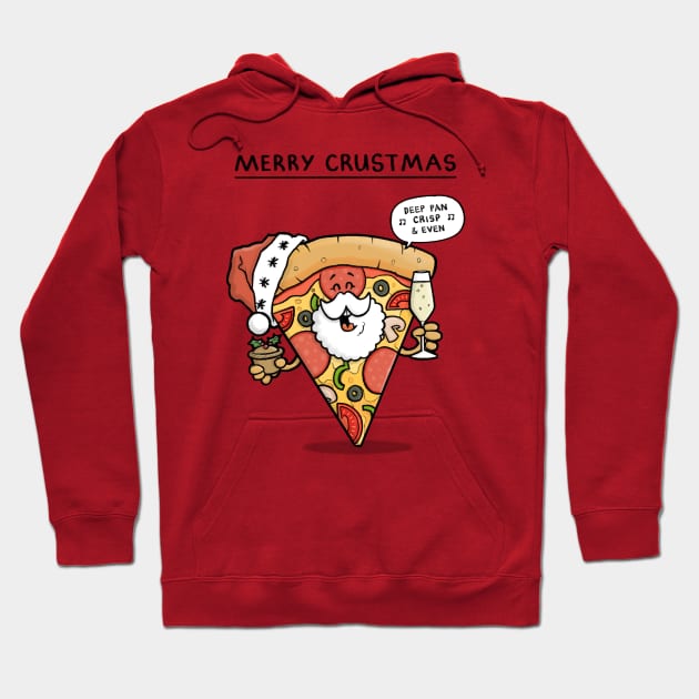 Merry Crustmas Hoodie by CarlBatterbee